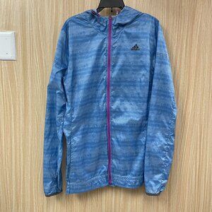 Adidas Blue Print Jacket Size S